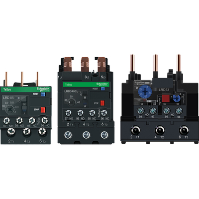 施耐德热过载继电器脱扣保护LRD