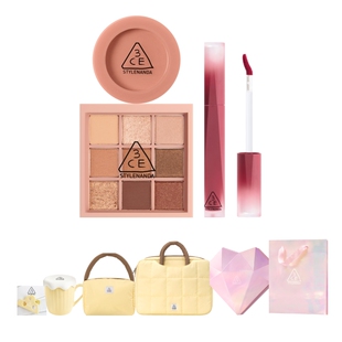 【情人节礼物】3CE彩妆套装 烘焙限定口红眼影唇釉腮红唇膏礼盒