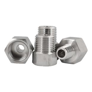 304不锈钢压力表变径内外丝补芯转换接头M20/14*1.5转2分3分4分