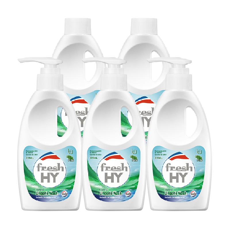 清可新威露士内衣洗衣液300ml*5瓶洗内衣裤内衣净除菌去血渍异味