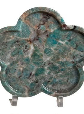 天然大理石托盘轻奢石家居饰品