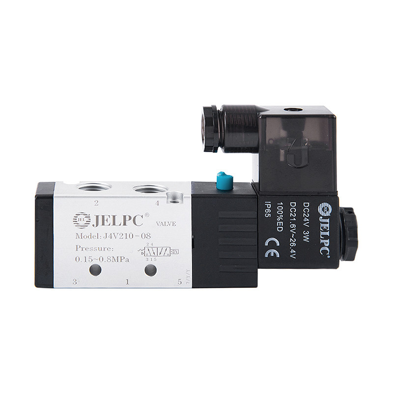 JELPC佳尔灵二位五通电磁阀 4V210-08 阀体线圈AC220V DC24V AC24
