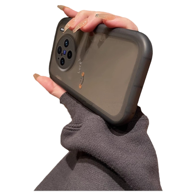 适用vivox100透黑硅胶防摔保护套