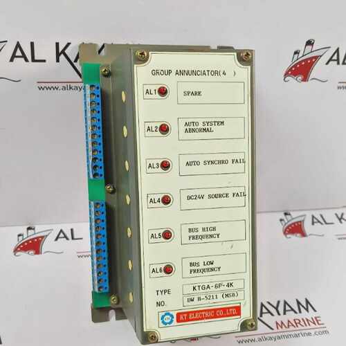 KT ELECTRIC KTMS-10-6 GROUP ANNUNCIATOR 4 KTGA-6P-4K  (FAST