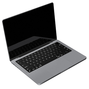 IDECAL适用于苹果macbookPro14/Air13/15键盘膜黑晶轻薄TPU防护防尘防水保护套原机质感隐形贴合M4/M5适用