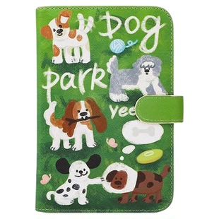 踏青小狗证件包护照保护套多功能卡包出国旅行便携夹卡袋收纳机票