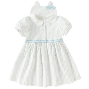 戴维贝拉儿童针织连衣裙2026夏装新款女童宝宝洋气薄款休闲裙子