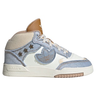 男小童 DROP STEP XL 2.0中高帮篮球风板鞋adidas阿迪达斯三叶草