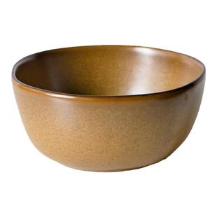 北欧纯色高质感餐具黑陶土窑变不规则陶瓷米饭碗餐厅碗盘套装复古