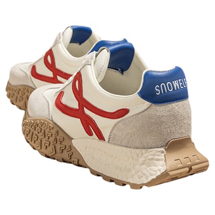 厚底德训鞋女2026新款春内增高女鞋软底不累脚运动休闲鞋黄色鞋子