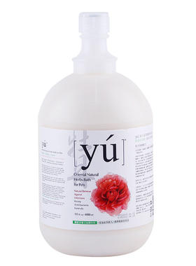 yu东方森草宠物香波沐浴露4L大桶
