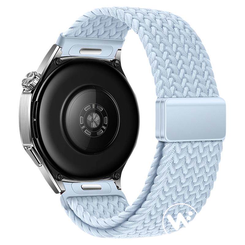 适用vivowatch GT2手表带watch5磁吸扣编织回环腕表带运动watch3按压式watch2智能手表男士春夏透气女生