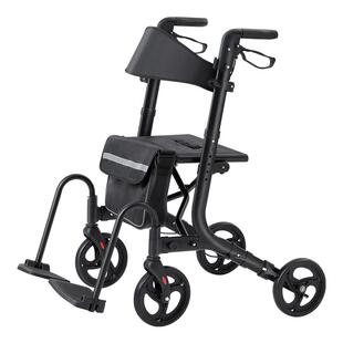 可孚老人助行器行走坐带轮多功能铝合金髋骨骨折脑梗推行关节痛