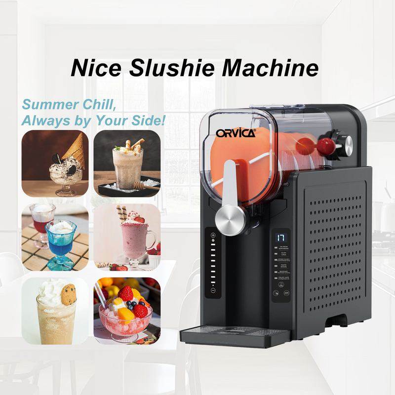 ORVICA制冰机家用冰淇淋机全自动饮料冰沙机雪融机Slushy Machine