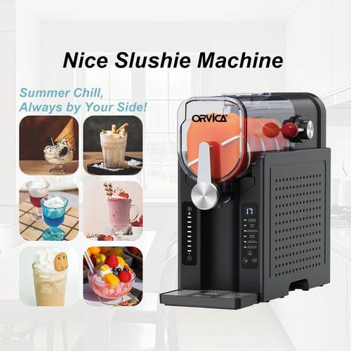 ORVICA制冰机家用冰淇淋机全自动饮料冰沙机雪融机Slushy Machine