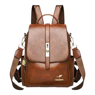 品牌真皮双肩包女2026复古休闲旅行背包大容量女牛皮软皮时尚包潮