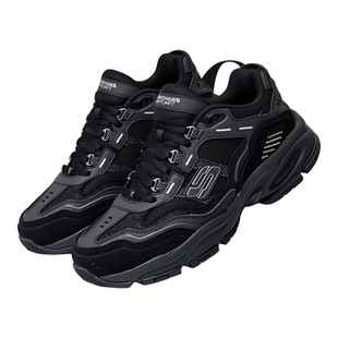斯凯奇男鞋新款运动鞋男款黑色老爹鞋休闲鞋子官方正品男士户外鞋