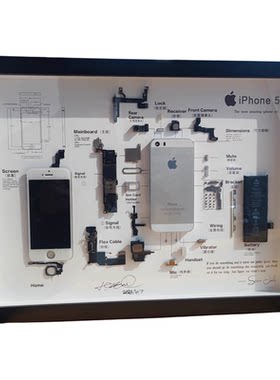 手机拆解收藏装裱展示框