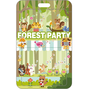 JoeJoe森林动物地铁卡套公交车证件挂绳挂脖门禁饭卡可爱学生校卡