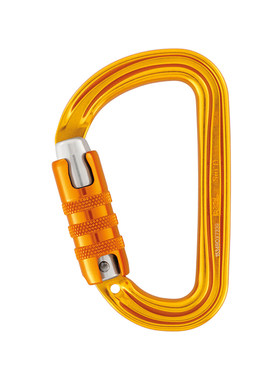 攀索PETZL SMD M39攀岩攀冰D型主锁带防丢失孔轻量化小快挂