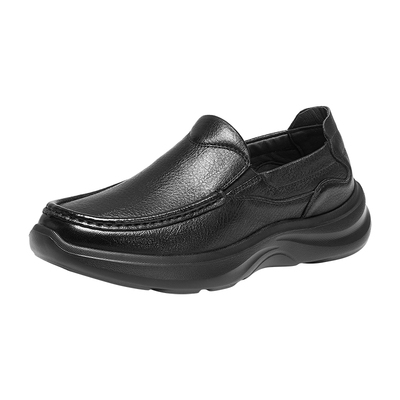 天美意羊皮休闲皮鞋男士真皮西装商务增高鞋子男鞋男2026春季新款