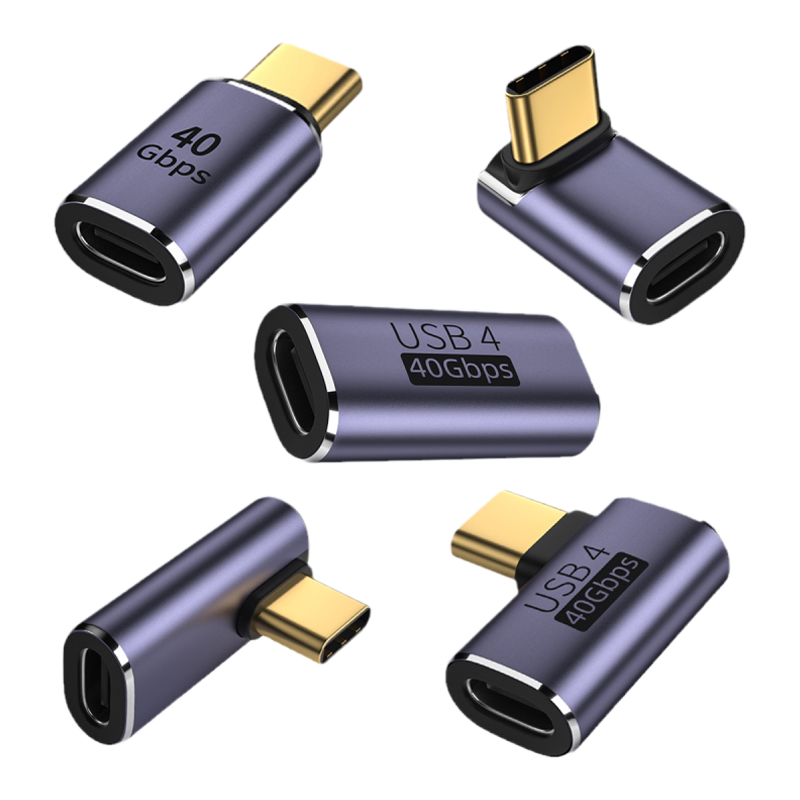 弯头Type-C转接头USB4适用雷电4