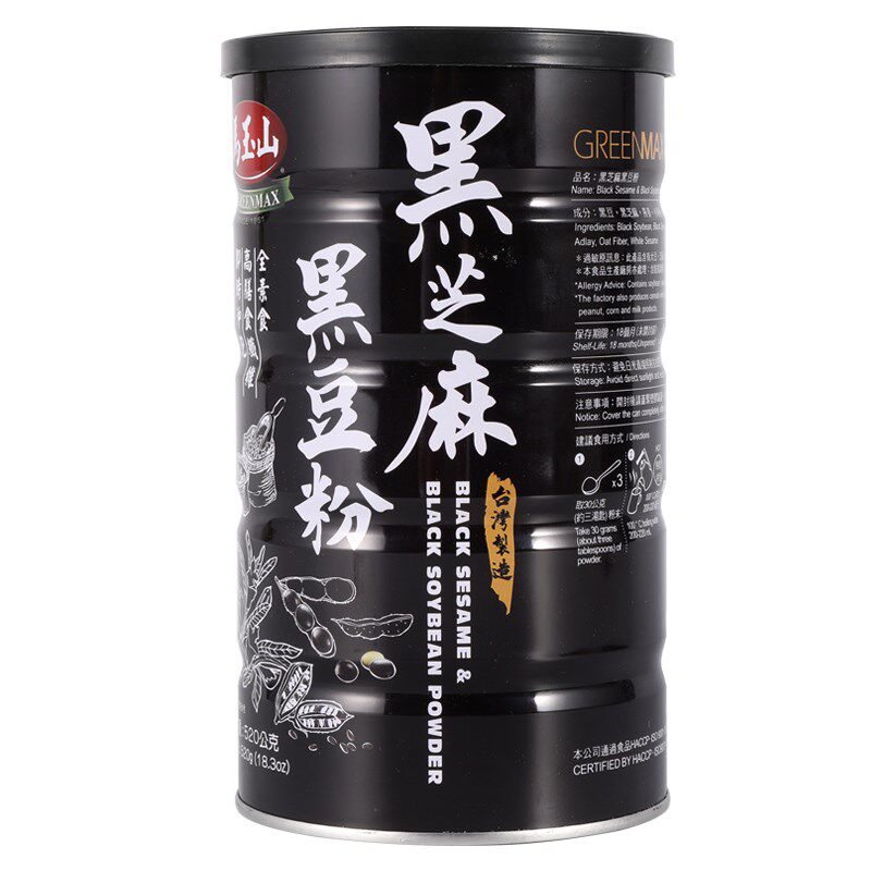马玉山台湾代餐即食黑芝麻黑豆粉