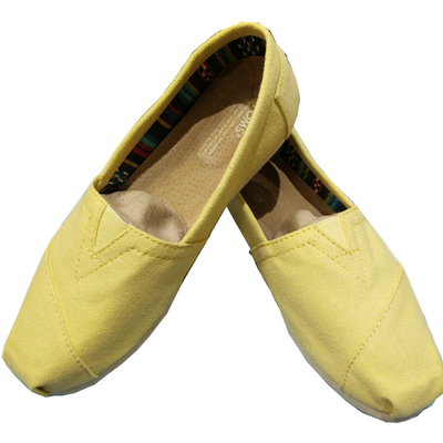 toms夏季帆布女鞋低帮浅口