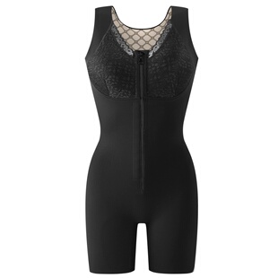 赫本一号塑身连体衣女收腹束腰提臀显瘦拉链排扣塑形美体束身内衣