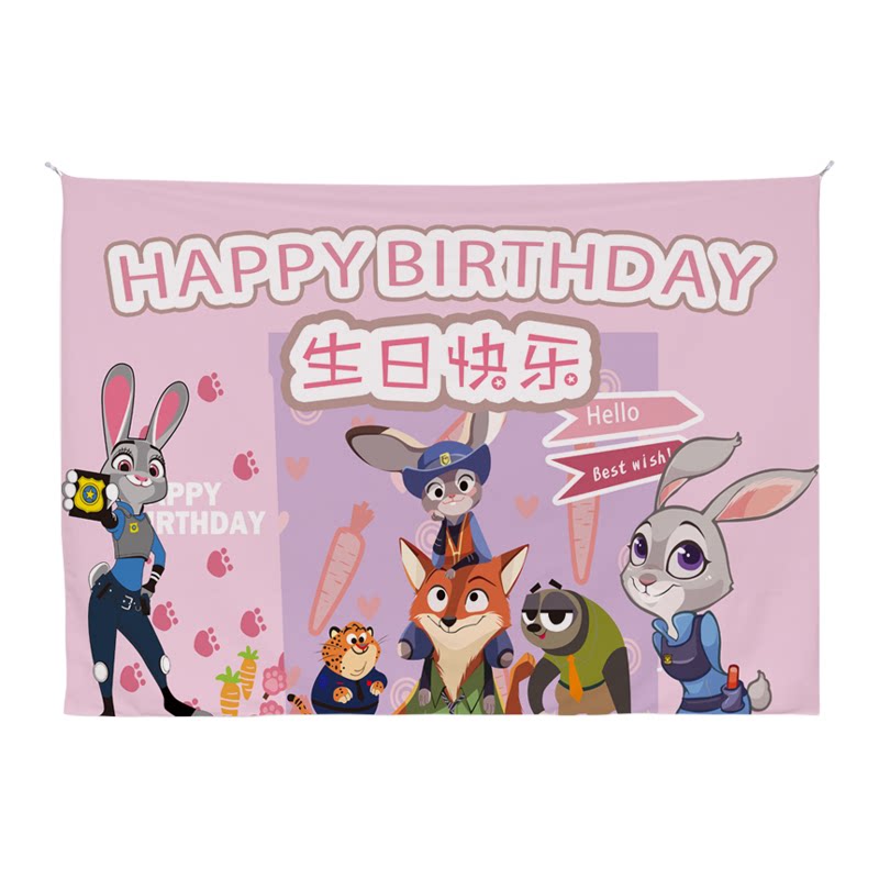朱迪尼克生日挂布定制