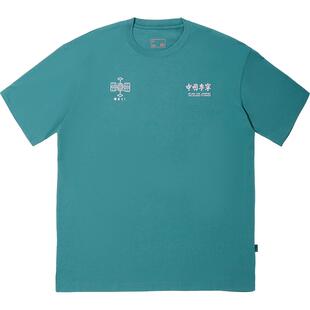 中国李宁T恤男士女士新款情侣上衣夏季休闲运动衣宽松运动服