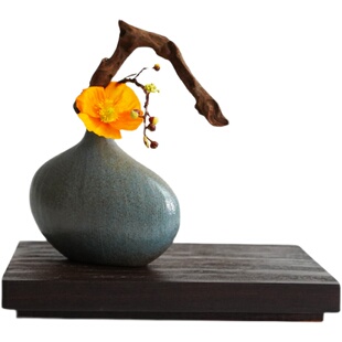 实木圆形方形黑檀木底座花瓶器皿摆件花器茶壶鱼缸奇石头红木托架