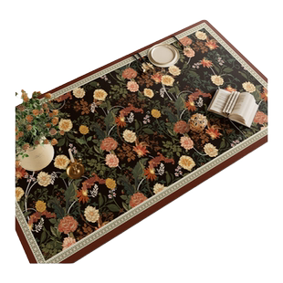 美式桌布复古高级感防水防油免洗氛围感餐桌垫ins风桌面保护垫子