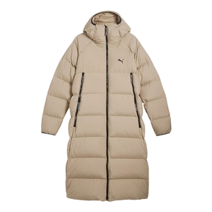 PUMA彪马羽绒服男士冬季新款加厚保暖休闲长款连帽外套684116-67