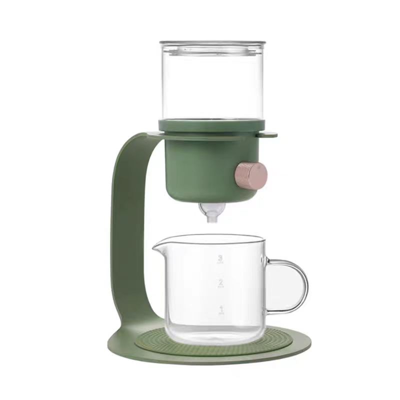 轻奢办公室泡茶壶神器茶具耐高温懒人玻璃茶壶咖啡冲茶器冲泡套装
