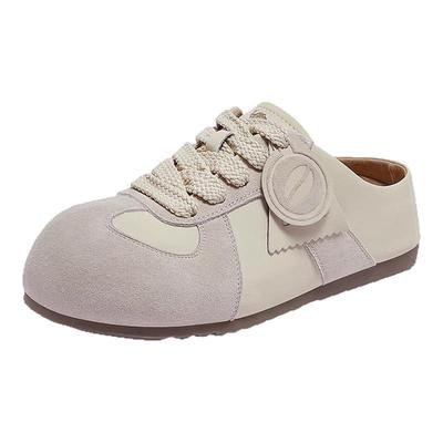 骆驼女鞋2025秋季新款厚底勃肯鞋女百搭时尚休闲单鞋外穿包头鞋