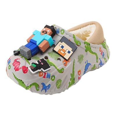 我的世界儿童棉拖鞋冬新款