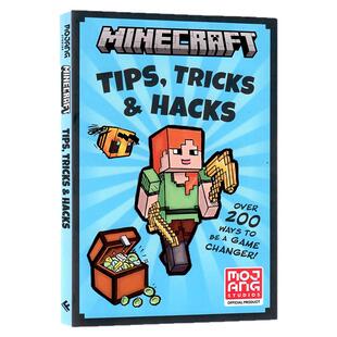 Minecraft 我的世界游戏攻略 英文原版 Minecraft tips tricks and hacks 儿童冒险游戏故事书 青少年英语课外阅读小说 Mojang AB