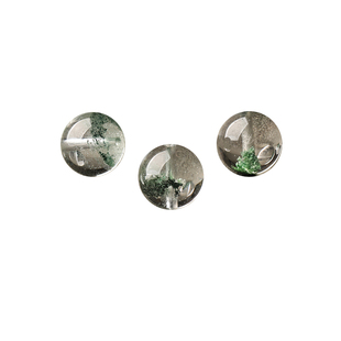 7A绿幽灵满天星一抹绿散珠手串diy手工男女士手链项链水晶单颗