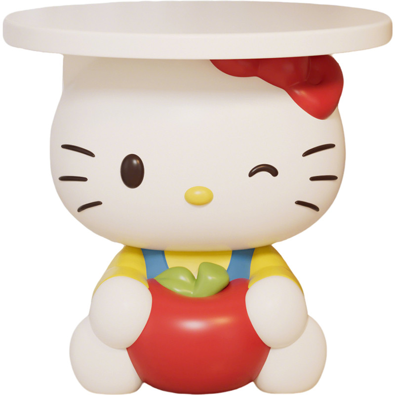 可爱小猫奶油风落地摆件