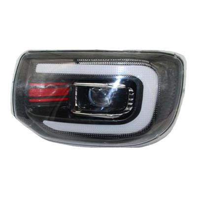 电动四轮车卡酷前大灯装饰富盛