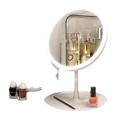 led网红化妆镜带灯ins风便携小型