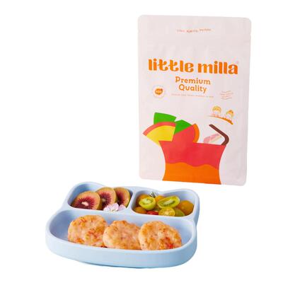 littlemilla宝宝黑虎虾饼