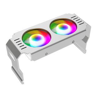 零度世家内存条散热器 DDR4散热马甲温控双风扇模组DDR5超频ARGB