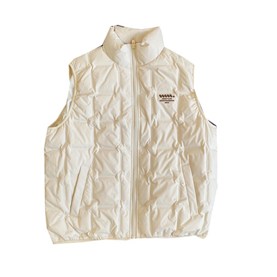 轻薄款立领羽绒马甲男宽松大码