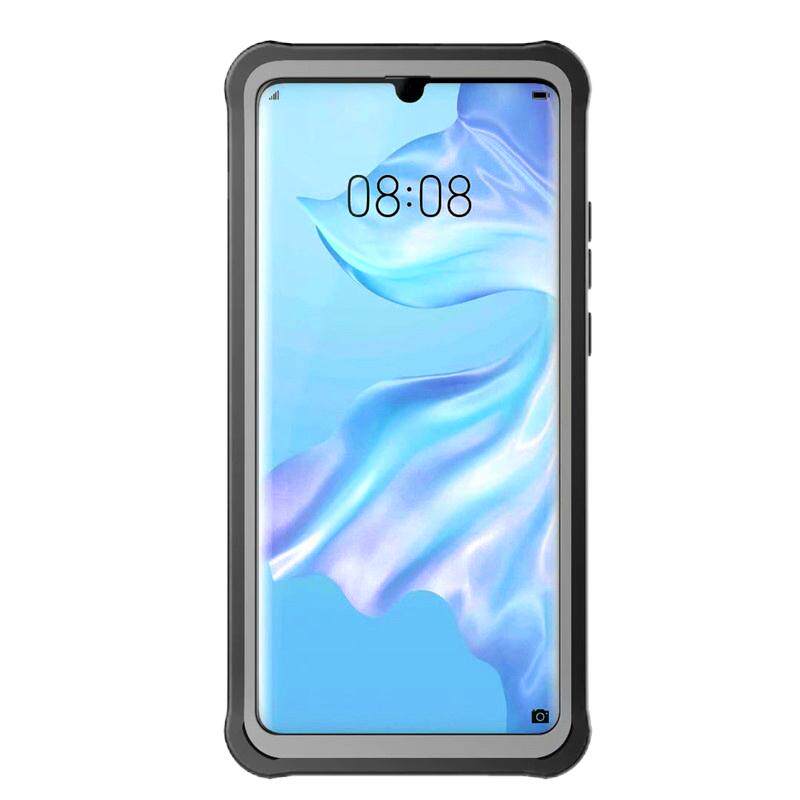 适用华为p30pro手机壳透明三防p30保护套HUAWEIp40pro全包防摔不防水硅胶软Mate20Pro创意商务简约