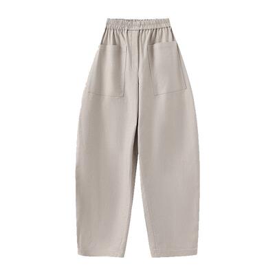 DANSFEU松紧带廓形裤