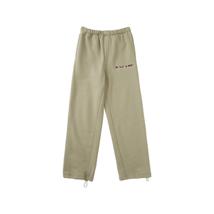 MEDM国潮加绒嘻哈束脚卫裤男秋季宽松直筒休闲运动裤美式街头裤子