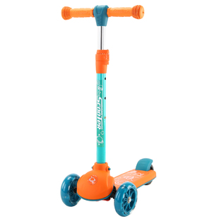 花蕾贝贝滑板男孩溜溜2-3-6-12岁初学者女宝宝单脚小孩踏板滑滑车