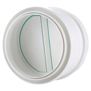 管道止逆阀油烟机160PVC管通用逆止阀烟道止回阀防烟宝防味排烟管